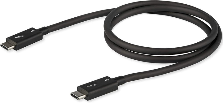 StarTech.com 80cm Passives Thunderbolt 3 Kabel, 40Gbps, 100W PD, 4K/5K Video, Thunderbolt Kabel, Kom