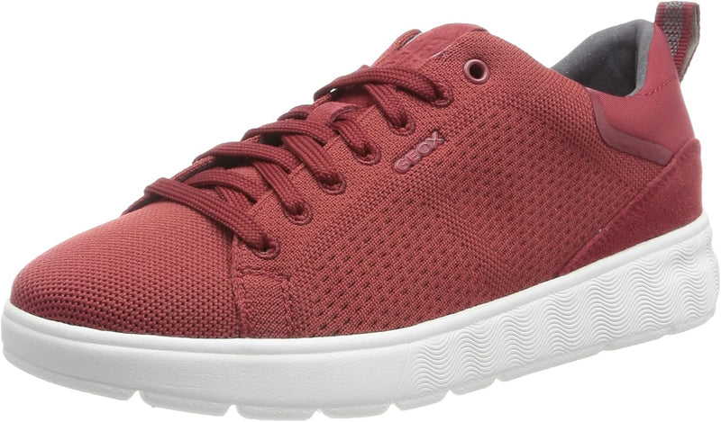 Geox Herren U Spherica Ec4 Sneaker 42 EU Dk Red, 42 EU Dk Red
