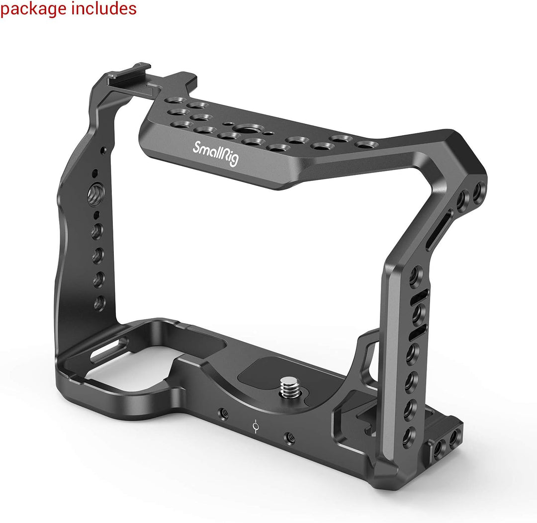 SMALLRIG A7SIII Cage Käfig für Sony A7S III Kamera mit Cold Shoe Schuh und Positionierungslöchern -