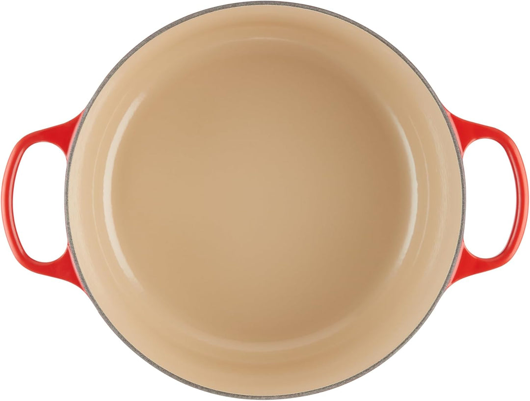 Le Creuset Signature Gusseisen-Bräter mit Deckel, Ø 28 cm, Rund, Für alle Herdarten und Induktion ge