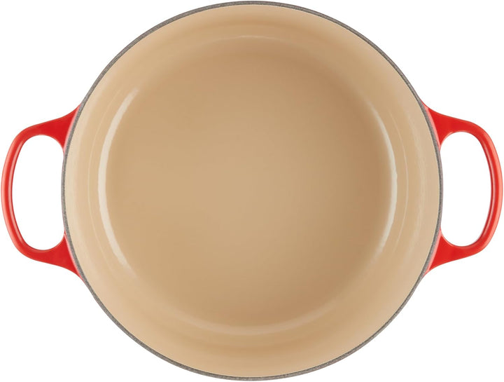 Le Creuset Signature Gusseisen-Bräter mit Deckel, Ø 28 cm, Rund, Für alle Herdarten und Induktion ge