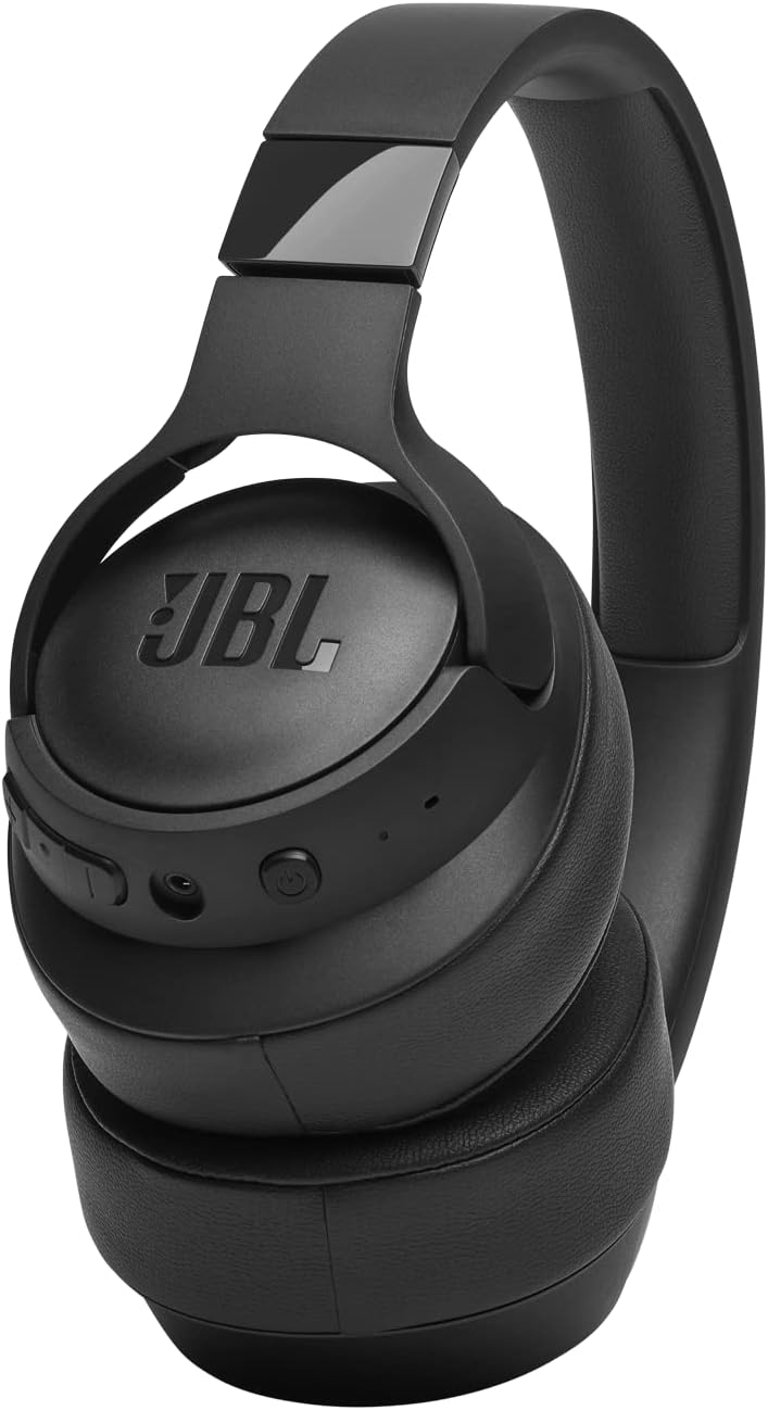 JBL Tune 710 BT – Faltbare Bluetooth Over-Ear Kopfhörer in Schwarz – Kabellose Ohrhörer mit JBL Pure