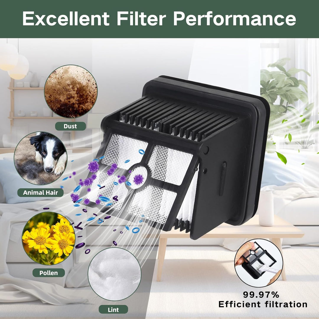 H12 Pro Zubehör für Dreame H12 Pro, H12 Dual Nass- und Trockensauger Ersatzteile, 2 Bürstenrolle + 2