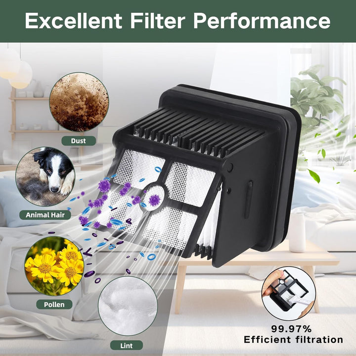 H12 Pro Zubehör für Dreame H12 Pro, H12 Dual Nass- und Trockensauger Ersatzteile, 2 Bürstenrolle + 2