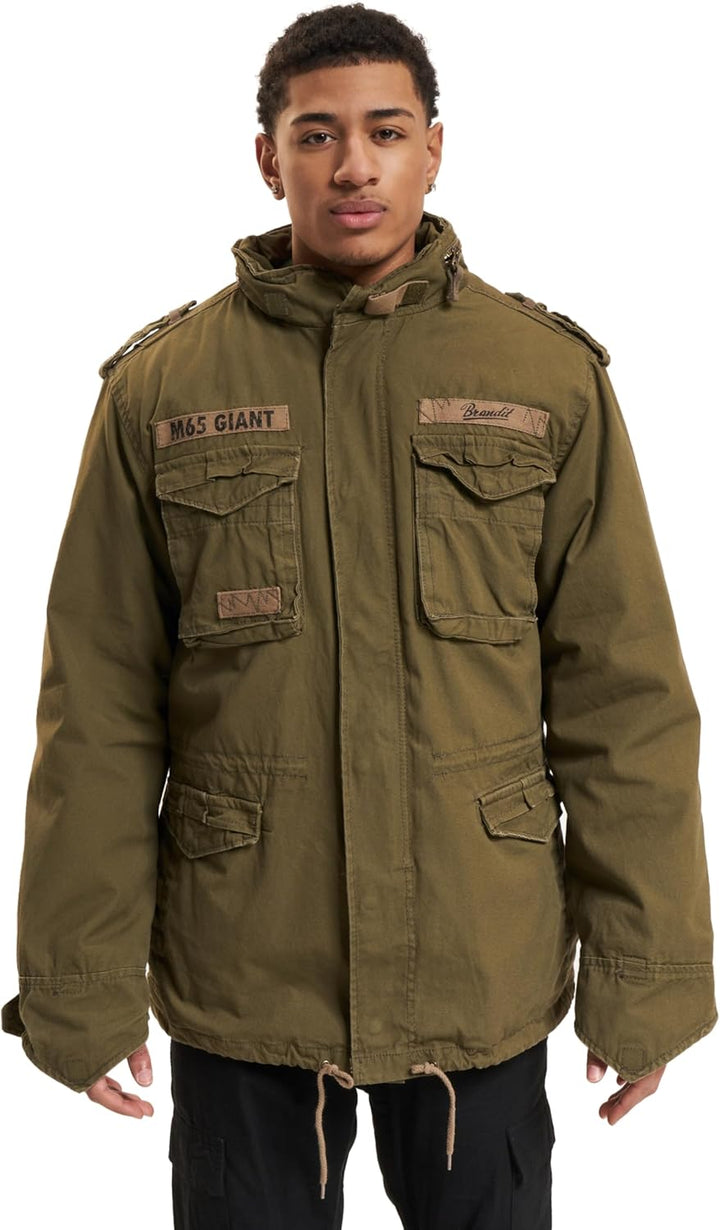 Brandit M65 Giant Herren Jacke Parka Winterjacke S Grün (Oliv 1), S Grün (Oliv 1)