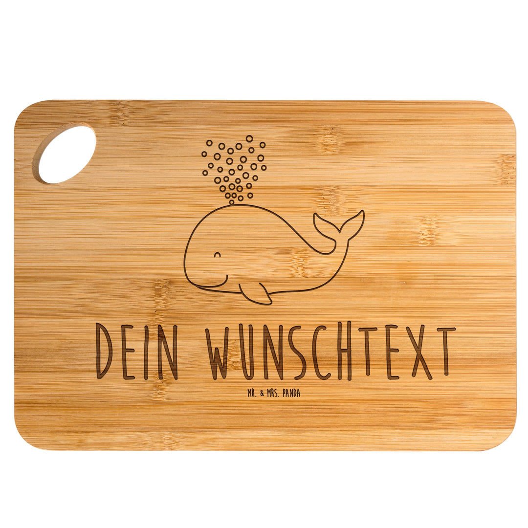 Mr. & Mrs. Panda Holzbrett Mit Gravur Wal Konfetti - Personalisierte Geschenke, personalisiert, Brot