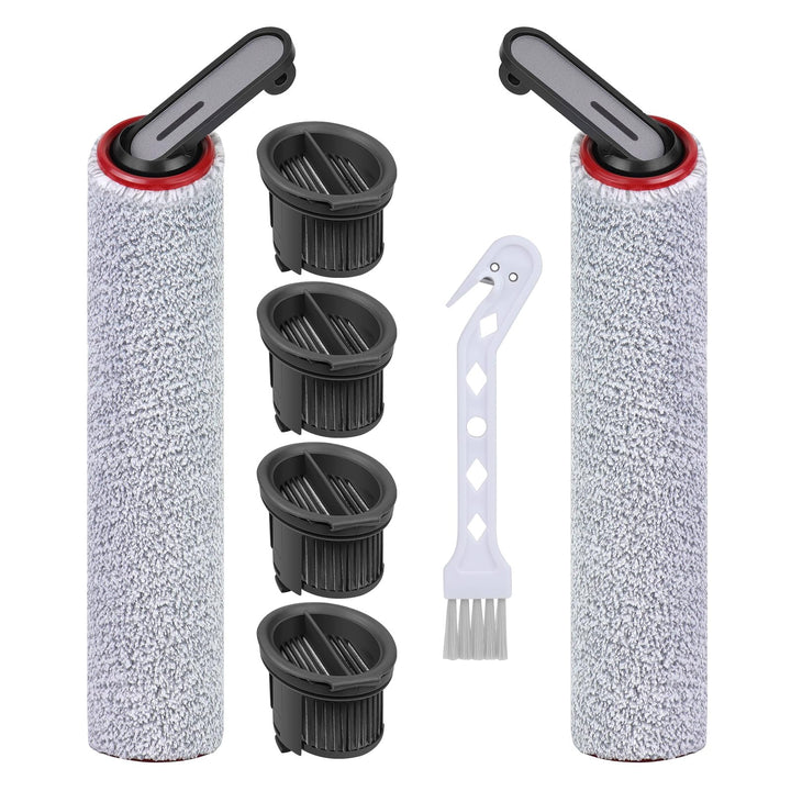 7 Stück Ersatzwalze Filter Set für Dreame H14 Pro H14 Dual H14 Nass- und Trockensauger H14 AE Ersatz
