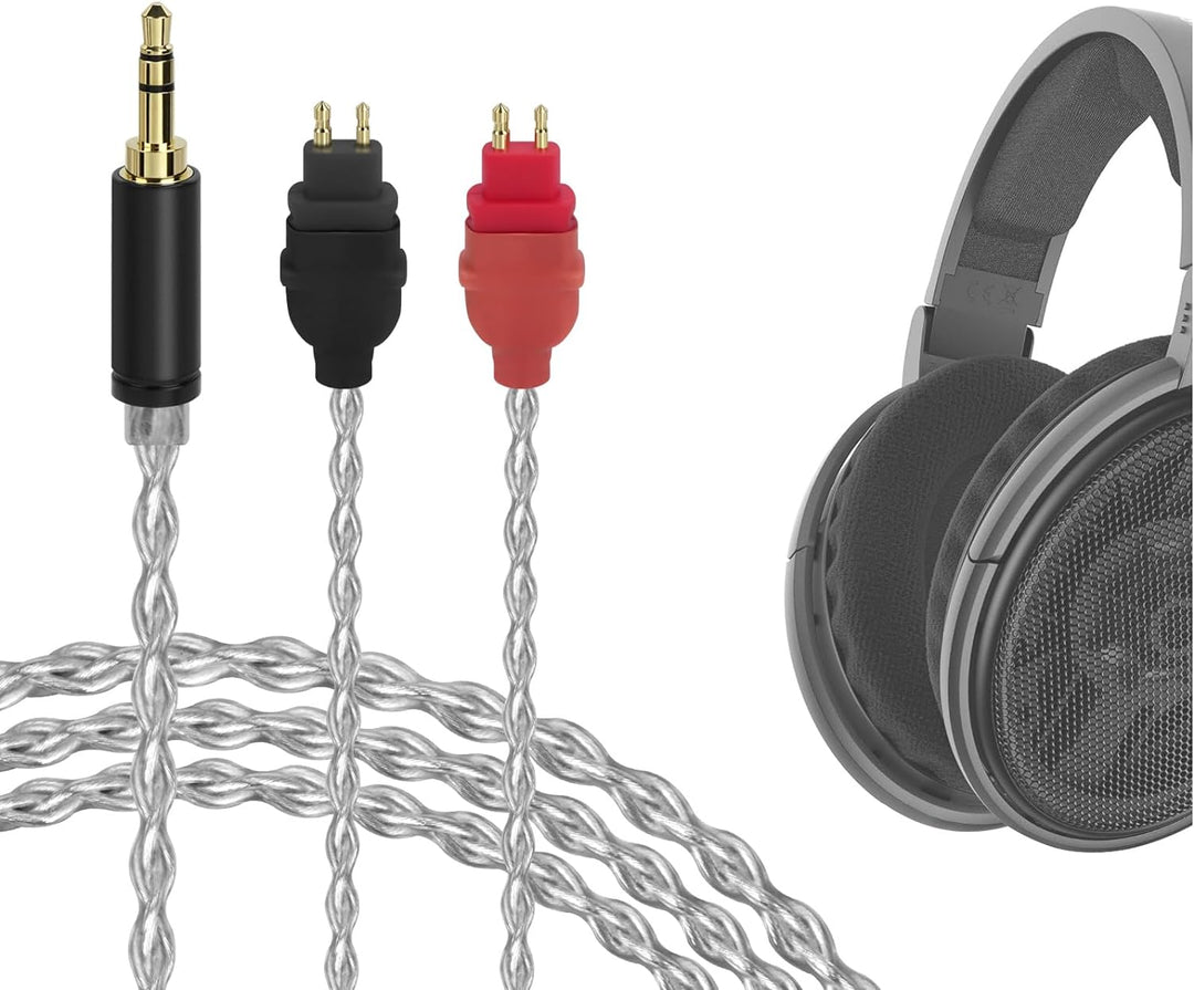 Geekria Apollo Upgrade Audiokabel für Sennheiser HD600, HD650, HD580, HD525, HD565, Upgrade-Kopfhöre