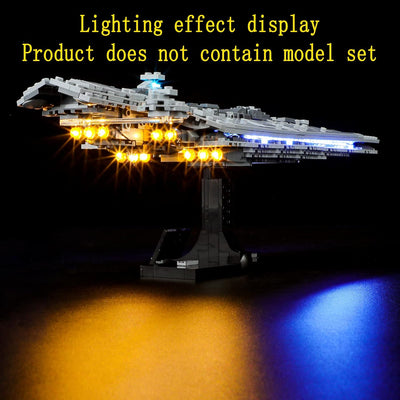 GEAMENT LED Licht-Set Kompatibel mit Lego Supersternzerstörer Executor (Executor Super Star Destroye