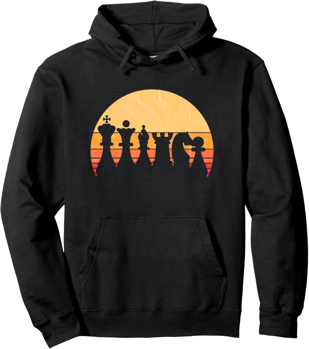 Schach Schachfiguren Schachclub Spieler Geschenk Pullover Hoodie