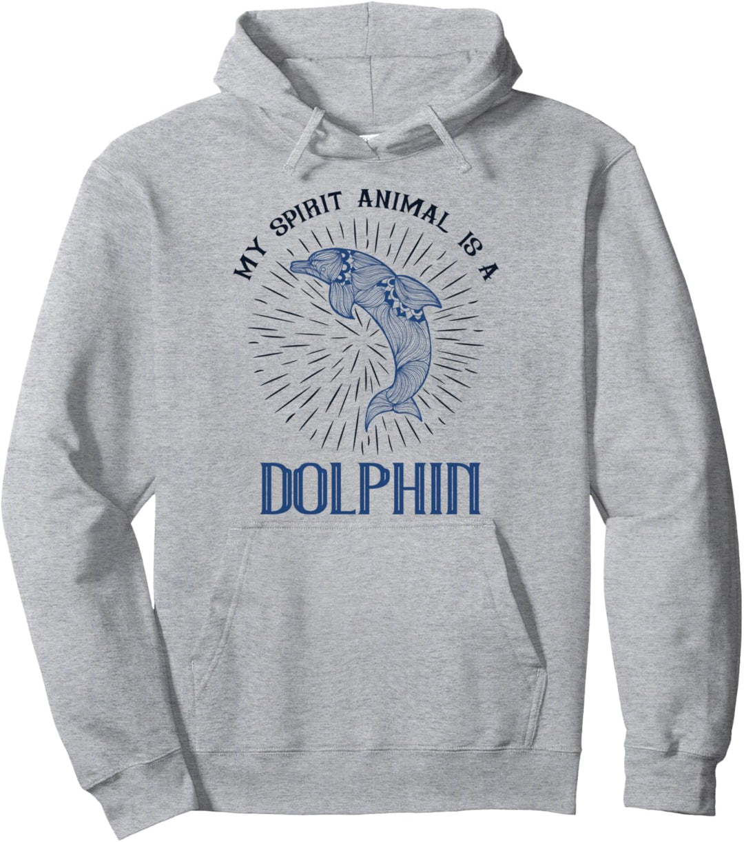 Mein Geisttier ist ein Delphin Pullover Hoodie