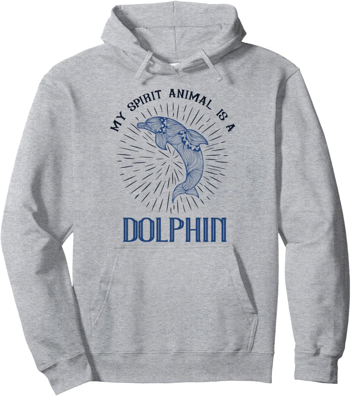 Mein Geisttier ist ein Delphin Pullover Hoodie