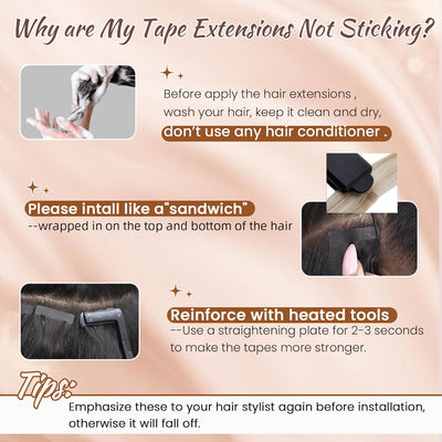 Hetto Braun Tape in Extensions Echthaar Tape in Haar Extensions Remy Menschlichs Haar Tape in Extens