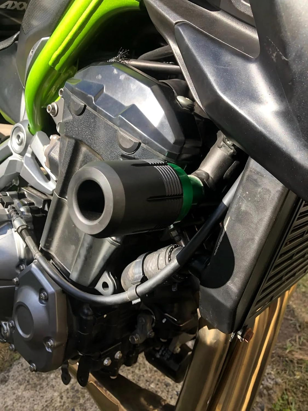CCYYMOWOK Motorrad Zubehör Für Kawasaki Z900 RS SE Z 900 2017-2023 Sturzpads Sturzschutz CNC Alumini