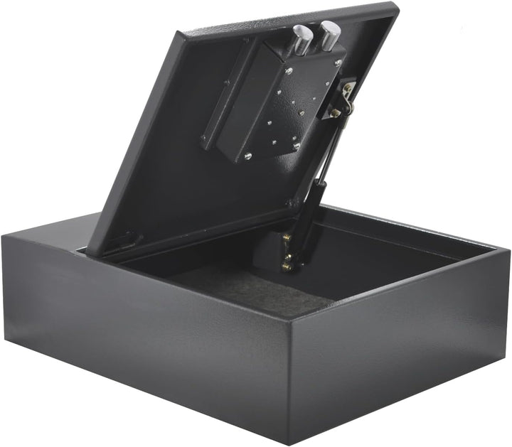 ALSTEN TECH Möbeltresor Bodentresor 38 x 31 x 11 cm Masse: 6,5 kg Geldtresor für Zuhause Büro und fü