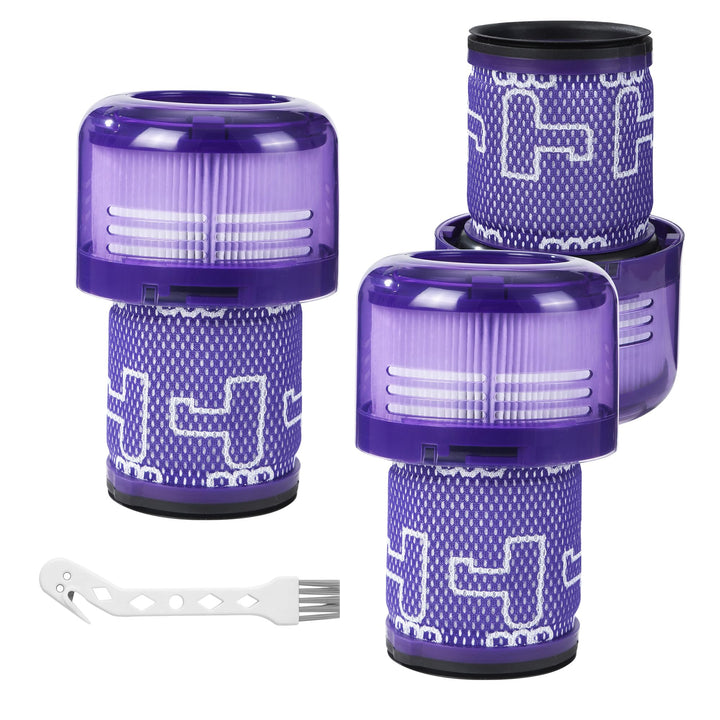Filter für Dyson V12 Detect Slim Absolute Ersatzfilter,3 Stück Filter für Dyson V12 Staubsauger,wasc