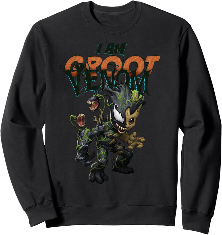 Marvel I Am Groot Venom Portrait Sweatshirt
