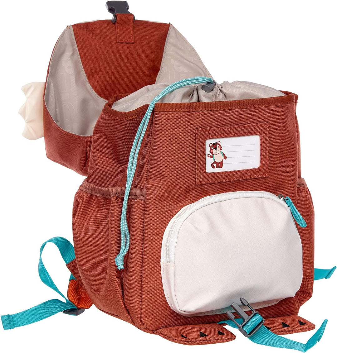 SIGIKID 25078 Rucksack Tiger School Mädchen und Jungen Kinderrucksack empfohlen ab 3 Jahren rot, 28x