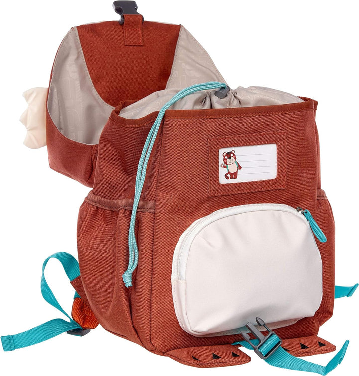 SIGIKID 25078 Rucksack Tiger School Mädchen und Jungen Kinderrucksack empfohlen ab 3 Jahren rot, 28x