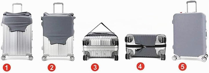 Reise Gepäck Abdeckung, Koffer Protector Tasche passt 19-20 Zoll Gepäck Colorfulmaple Multicolor S: