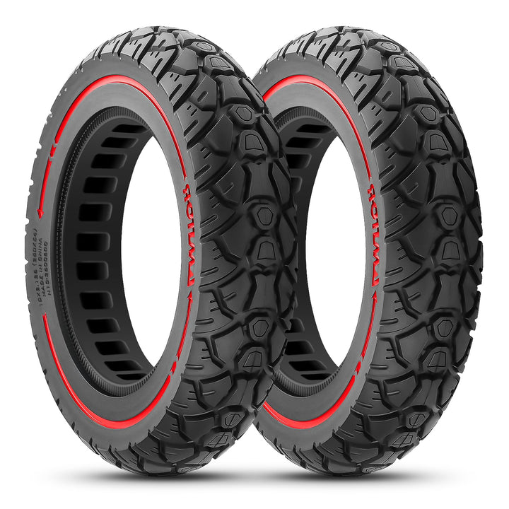 10x2.125 Reifen Vollgummi Offroad, E Scooter Vollgummireifen 10x2.125 mit Abriebfeste & Pannensicher