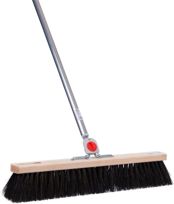 BawiTec Echt Arengabesen Breite 50cm 4-Loch Wechselsystem mit Stiel Länge 145cm nass- öl-beständig A