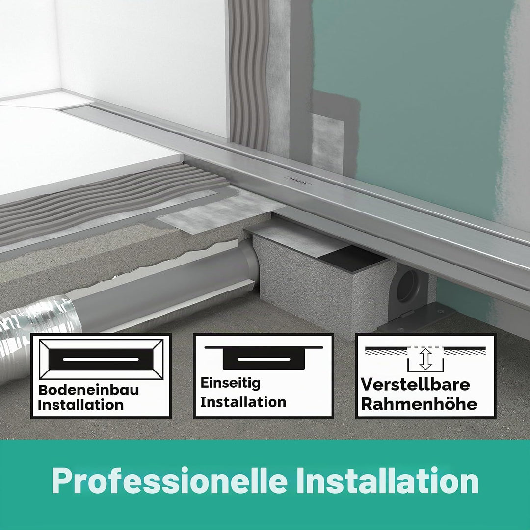 hansgrohe uBox universal Komplettset (Installationsset + Grundkörper) 700mm für Standardinstallation