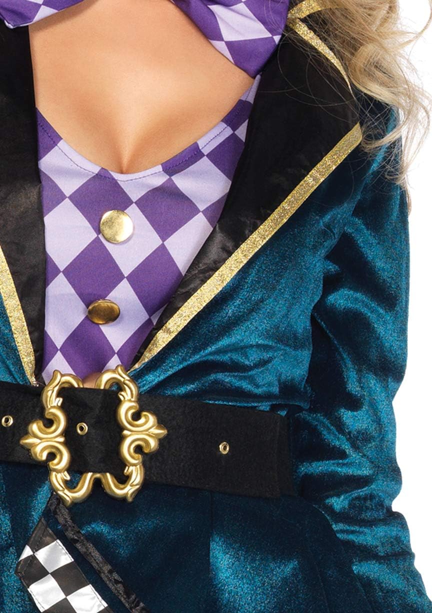 LEG AVENUE Damen Delightful Hatter Kost me, Mehrfarbig, Grösse: L (EUR 40), Grösse: L (EUR 40)