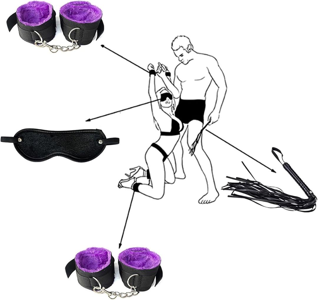 Multifunktionale Aktualisierte 10-StüCke Nylon Lila Yoga Anzug Set, Raum Dekoration, Pilates Yoga Fi