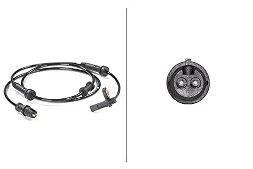 HELLA 6PU 009 106-511 Sensor, Raddrehzahl - 12V - Vorderachse rechts - Kabellänge: 1150mm
