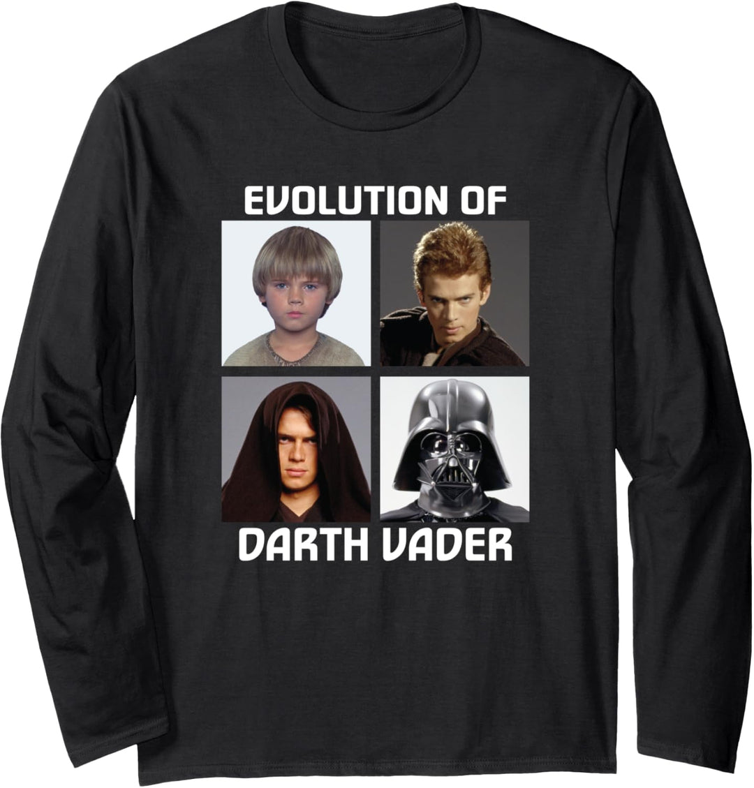Star Wars Evolution of Darth Vader Langarmshirt