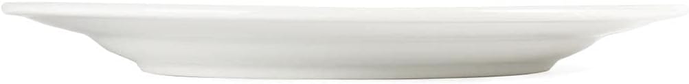 Olympia Whiteware Service-Teller mit breitem Rand, 310 mm, Porzellan, innovativ, 6 Stück 310(Ø)mm/ 1