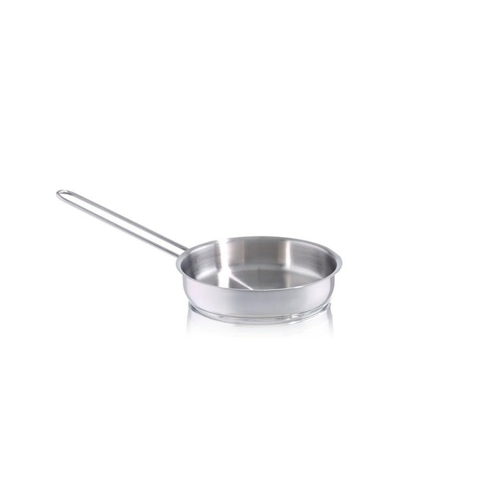 Fissler Häppchen / Edelstahl-Pfanne (Ø 16cm - 0,5 Liter ) unbeschichtete Mini-Stielpfanne, ideal für