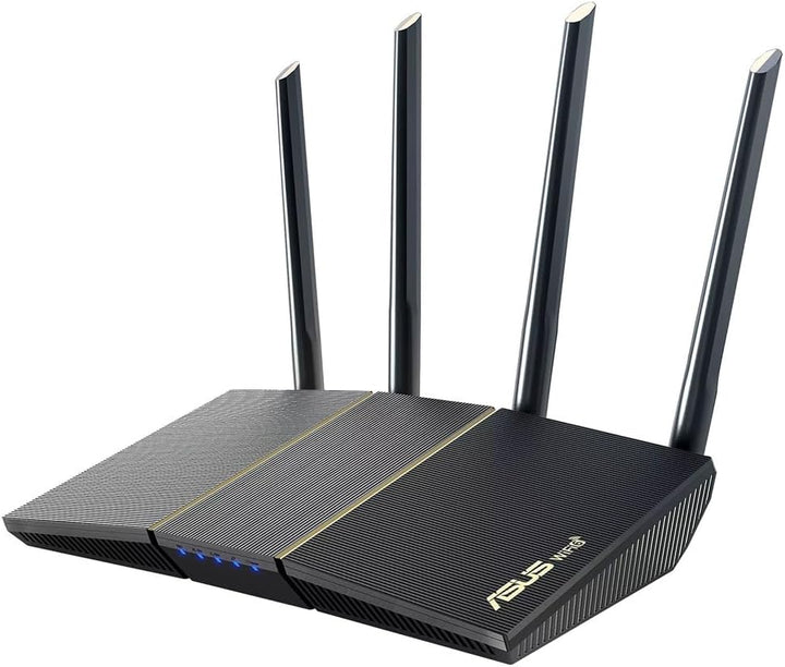 ASUS RT-AX57 AX3000 AiMesh Dual Band WLAN Router (WiFi 6, 1024-QAM, AiProtection, MU-MIMO, OFDMA, Ap