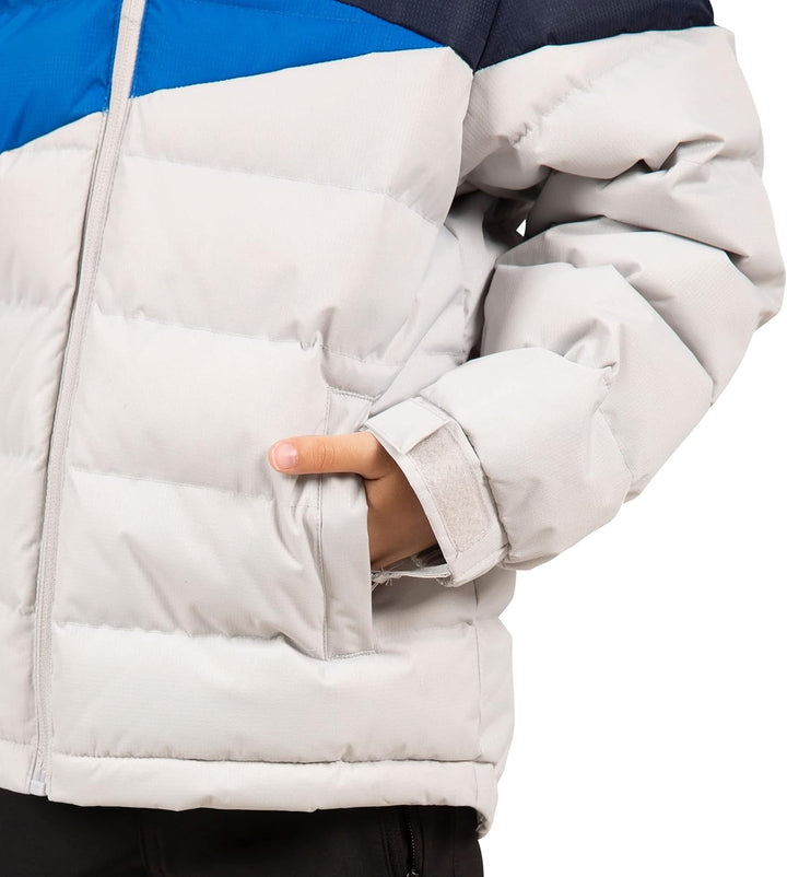 Trespass Boys Layout Waterproof Padded Casual Jacket 98 Hellgrau, 98 Hellgrau