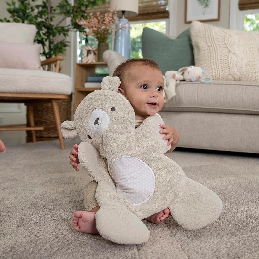 Ingenuity - InLighten Babywippe mit Lichtern, Nate Bunny, Spielzeugleiste, Vibrationen, Geräuschen,