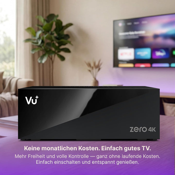 VU+ Zero 4K BT 1x DVB-C/T2 Tuner Linux Receiver UHD 2160p, DVB-C/T2