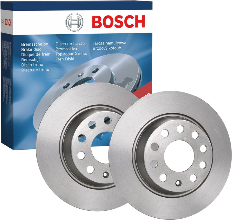 Bosch BD1112 Bremsscheiben - Hinterachse - ECE-R90 Zertifizierung - zwei Bremsscheiben pro Set