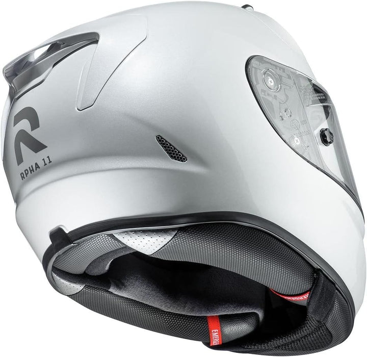 HJC RPHA 11 Metal Racinghelm, Farbe Weiss, Grösse XXL(62-63)