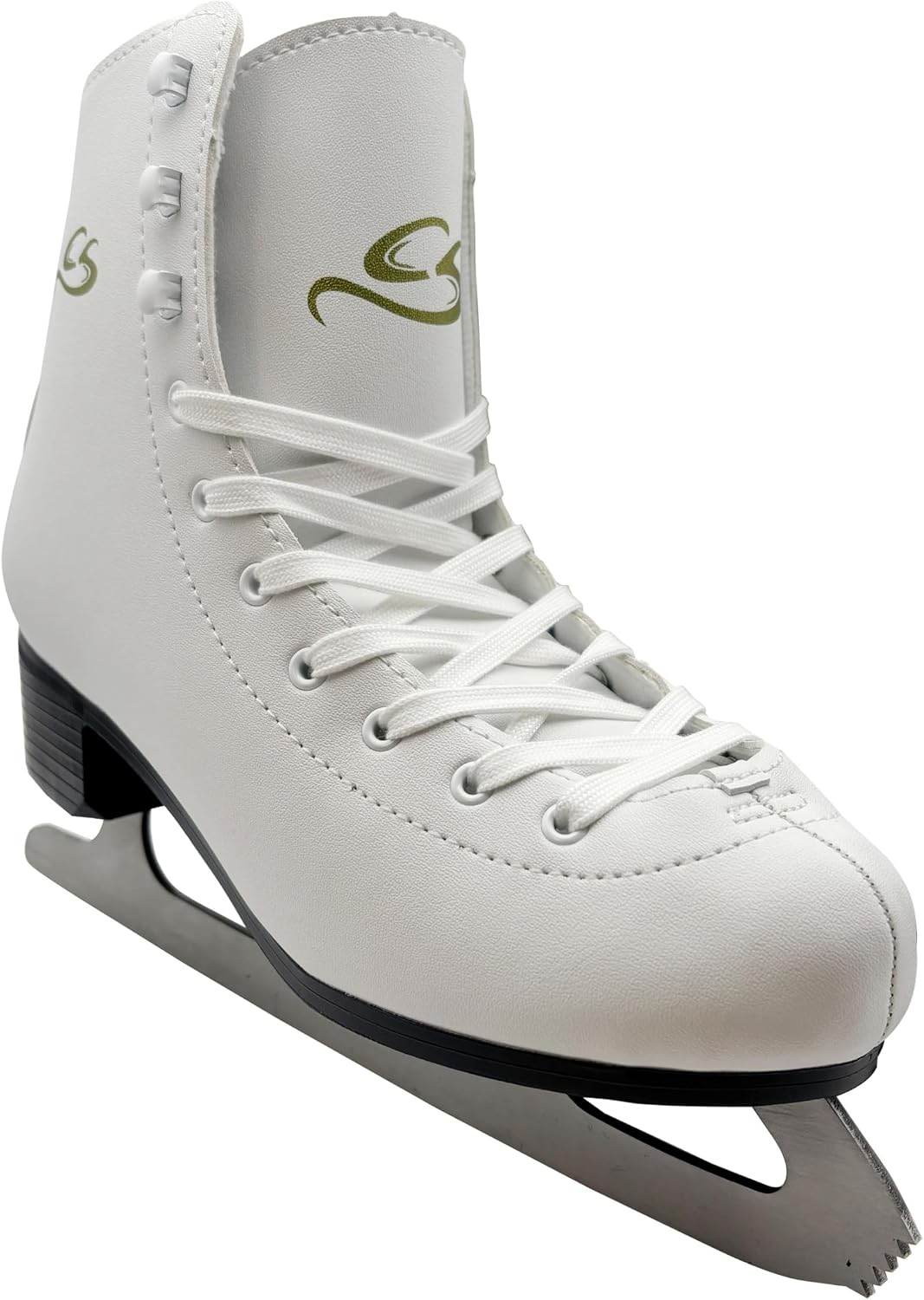 Cox Swain Figure Damen + Kinder Eiskunstlauf Schlittschuh -LOHJA- alle Grössen Weiss 39 EU, Wei&amp;
