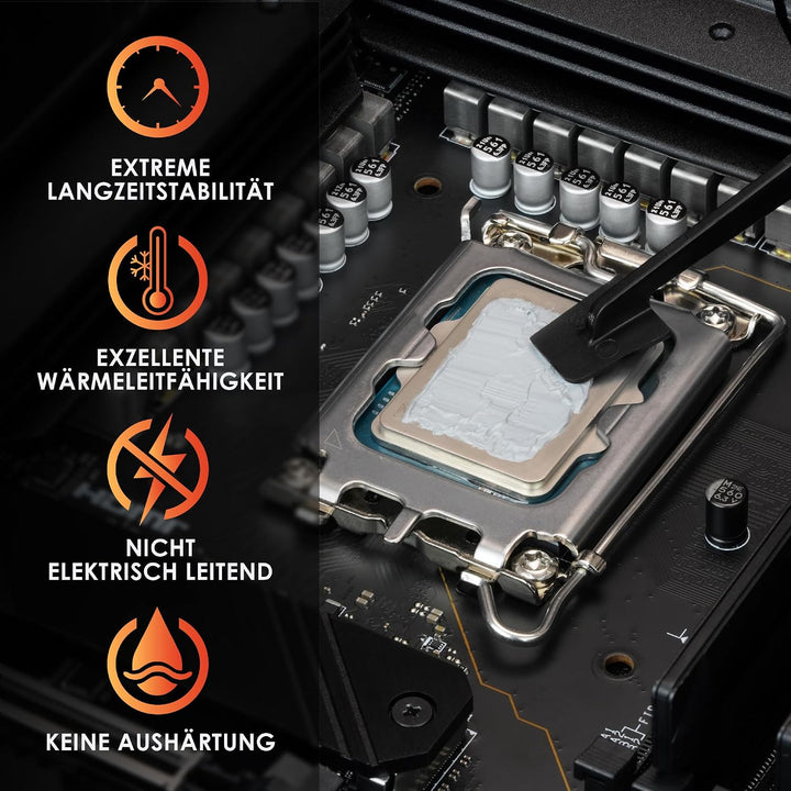 Thermal Grizzly Duronaut Pro - 6g Wärmeleitpaste - überragende Langzeitstabilität und Wärmeleitfähig