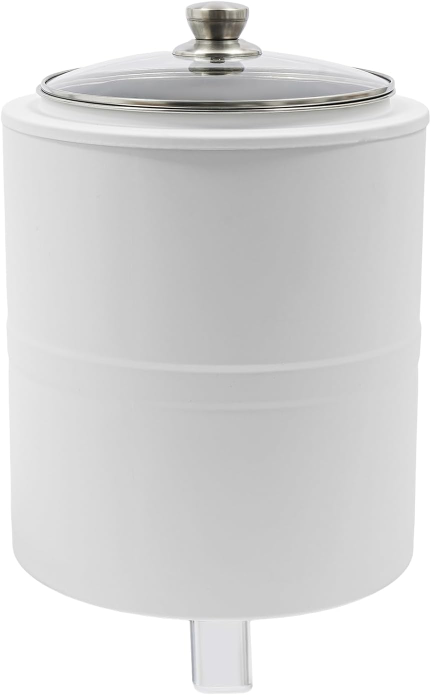Joghurtmaschine 8 Liter, Edelstahl 304, Joghurtbereiter mit Temperaturregelung 25-80°C, für Fruchtes