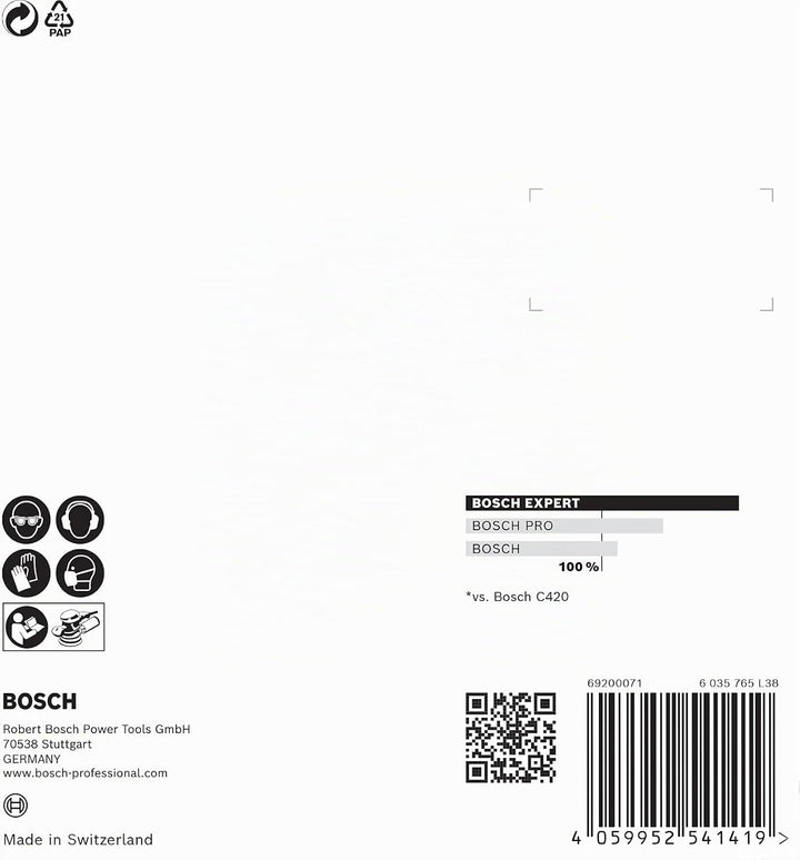 Bosch Professional 1x Expert SDS plus-7X Hammerbohrer (für Stahlbeton, Ø 6,50x465 mm, Zubehör Bohrha