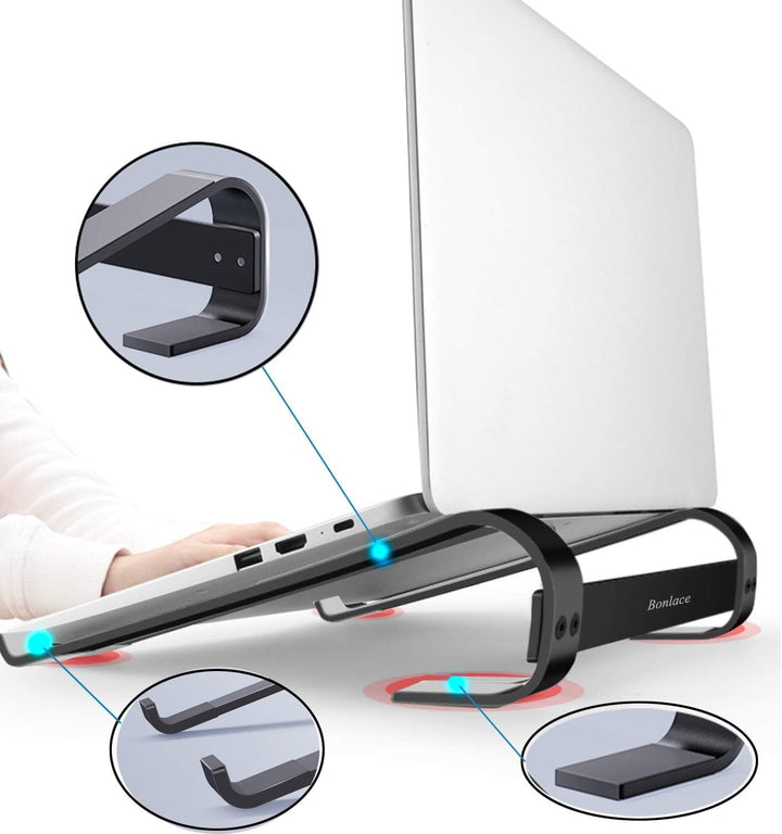 Geschenk für Männer Laptopständer Laptop Ständer - Ergonomisch Aluminium Computerständer PC Halter L