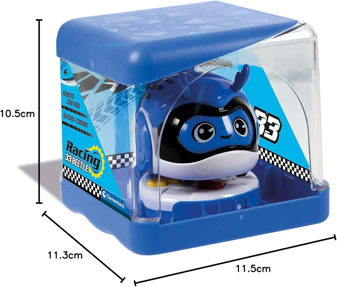 Clementoni - Racing Bug-Scarabäe-Roboter mit Fernbedienung für Kinder, Lern- und Wissenschaftsspiel,