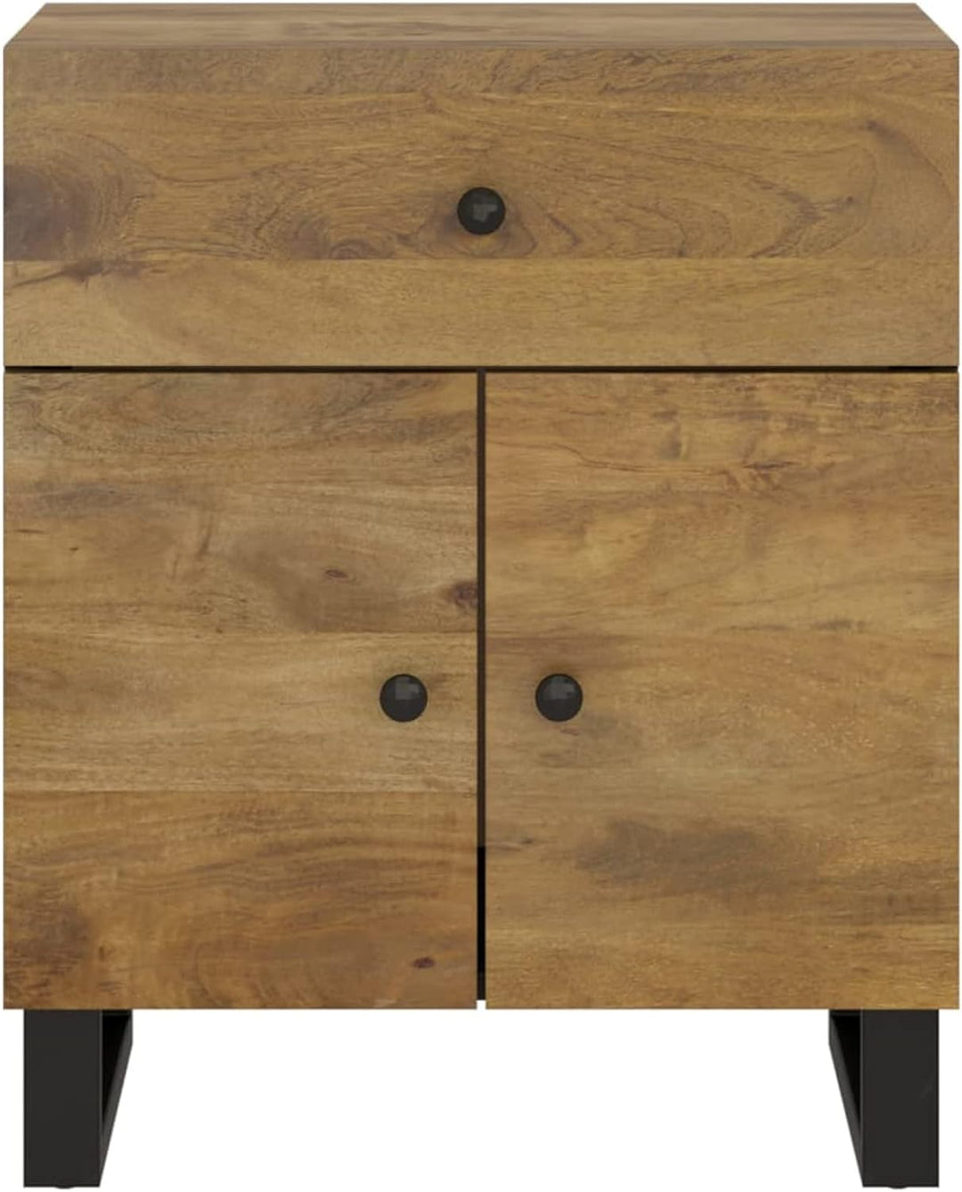 Tidyard Nachttisch Nachtschrank Nachtkonsole Nachtkommode Nachtschränckchen Badschrank 50 x 33 x 60