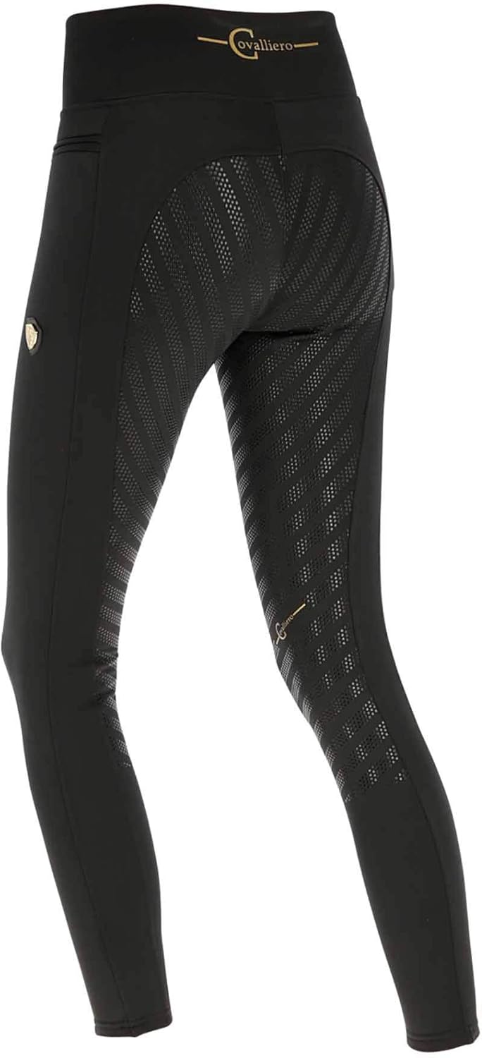 Covalliero Kerbl Reitleggings Coldana - Riding Tight, Vollbesatz, 128-170 32-46 140-146 Anthrazit, 1