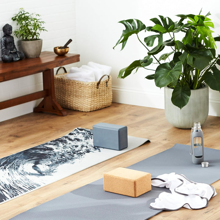 Manduka Lean Cork Block Yogablock 8.6” x 2.75” x 4.33” Kork, 8.6” x 2.75” x 4.33” Kork