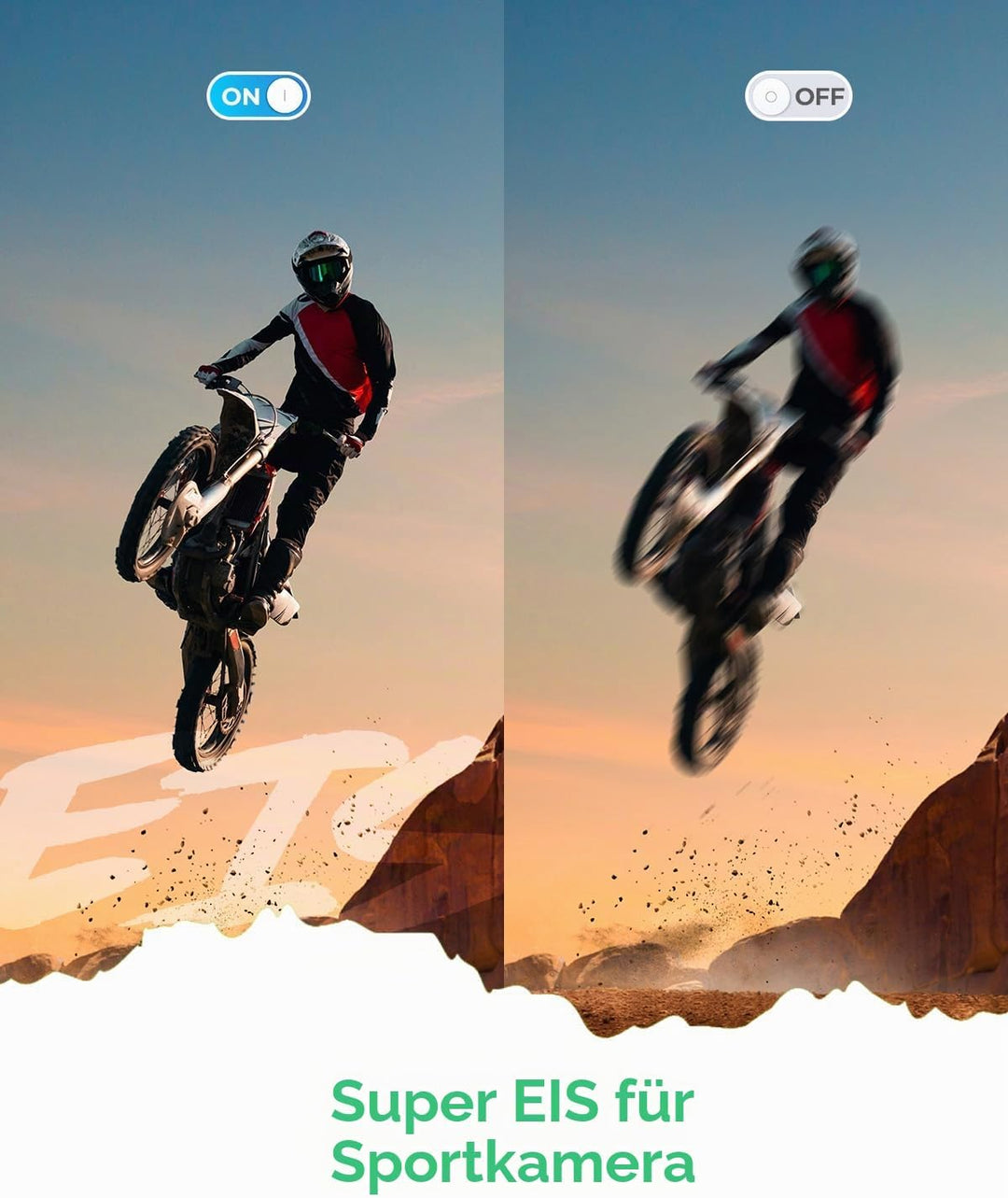 Yolansin 4K60fps Action Cam wasserdichte- 131ft/40m Unterwasserkamera EIS, WiFi Kamera 170°Winkel Sp