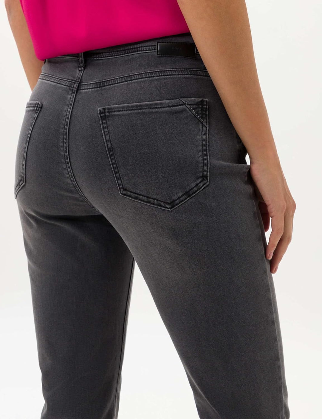 BRAX Damen Style Mary Premium Denim Jeans 26W / 30L Used Black Black, 26W / 30L Used Black Black